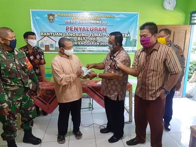 Penyaluran BLT DD Tahun 2020 di Desa Bandungrejo