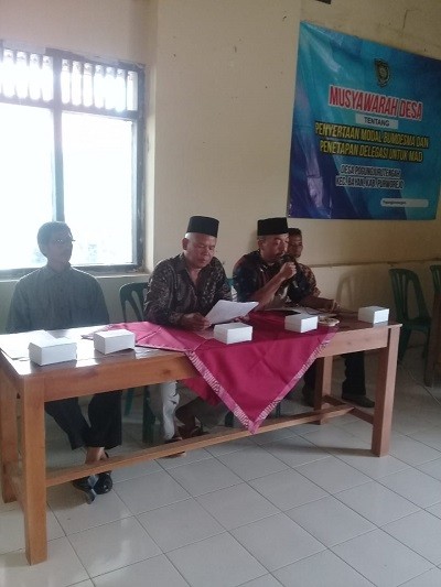 Musdes di Desa Pogungjurutengah