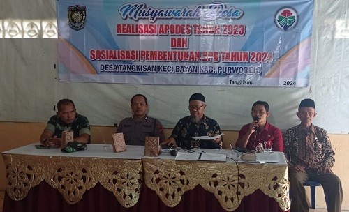 Sosialisasi Pembentukan BPD di Desa Tangkisan