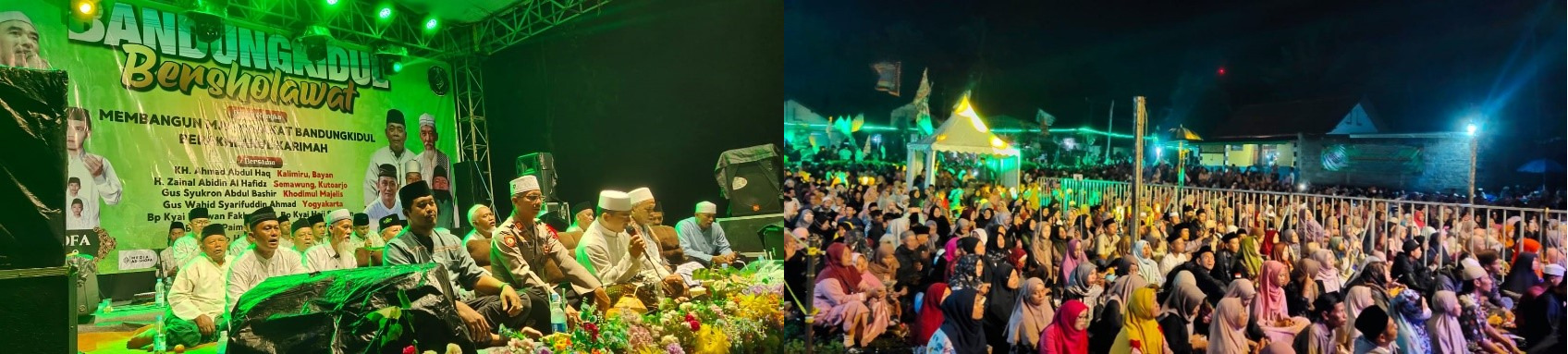 Camat Bayan hadiri Bandungkidul Bersholawat