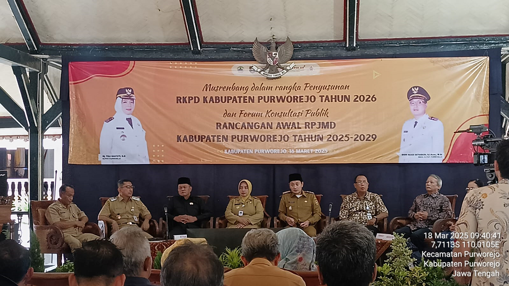 Kecamatan Bayan Hadiri Forum Konsultasi Publik Rancangan Awal RPJMD Kabupaten Purworejo Tahun 2025-2029