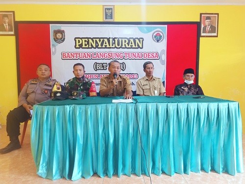 Penyaluran BLT DD Triwulan I Tahun 2023 di Desa Ketiwijayan