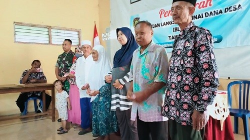 Penyaluran BLT DD bulan Juni Tahun 2023 di Desa Tangkisan