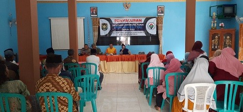 Penyaluran Bantuan Langsung Tunai bulan Desember di Desa Pogungkalangan