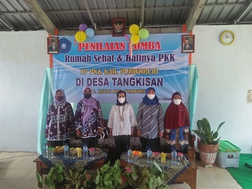 Penilaian Lomba Rumah Sehat dan Hatinya PKK