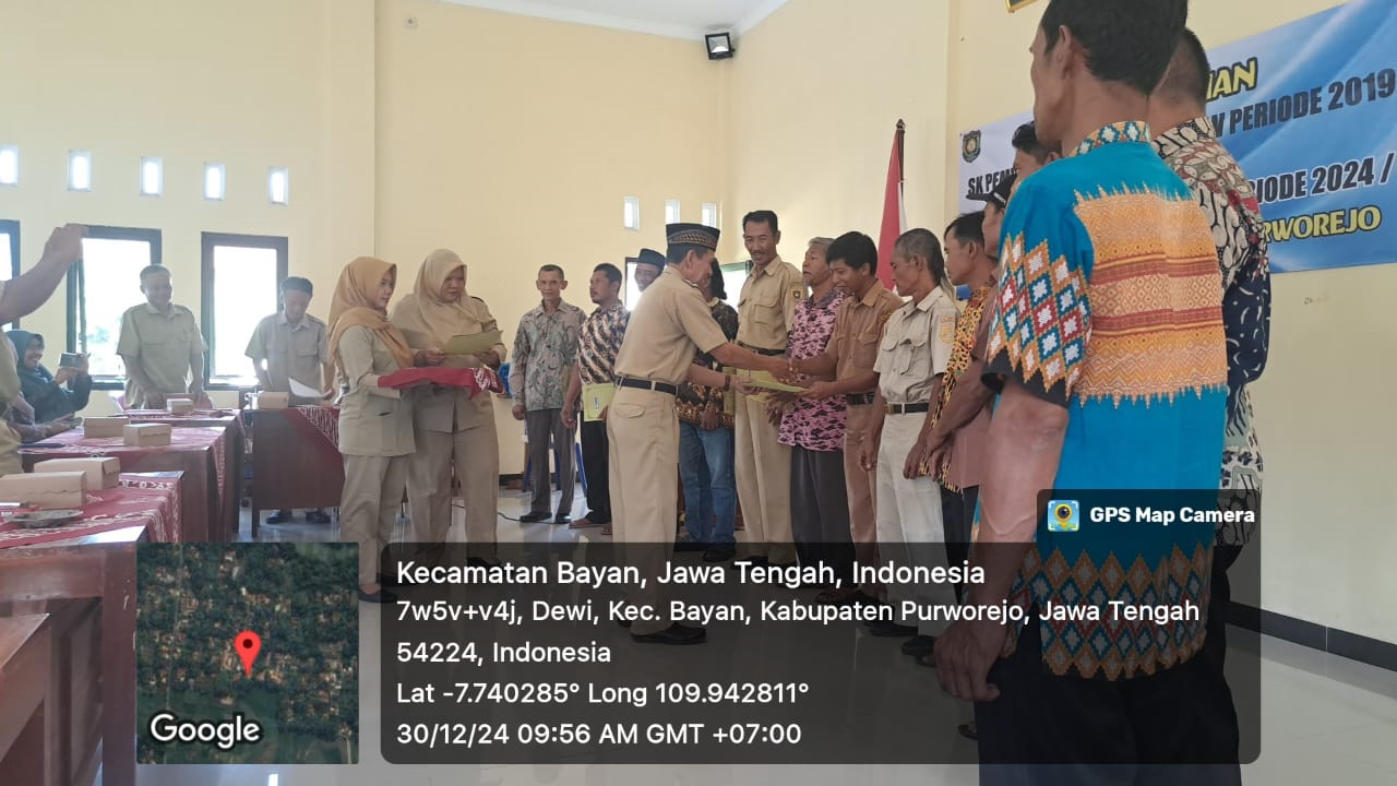 Pemberhentian dan Pengangkatan Ketua RT/RW Desa Dewi Kecamatan Bayan