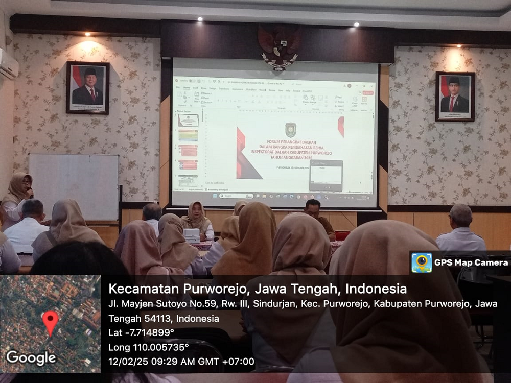 Kecamatan Bayan Hadiri Forum Perangkat Daerah Inspektorat Daerah Kabupaten Purworejo