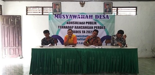 Musdes Konsultasi Publik Raperdes APBDES 2023 di Desa Banjarejo