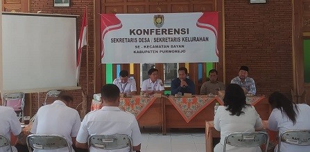 Konferensi Sekretaris Desa/Kelurahan se-Kecamatan Bayan bulan Oktober 2023