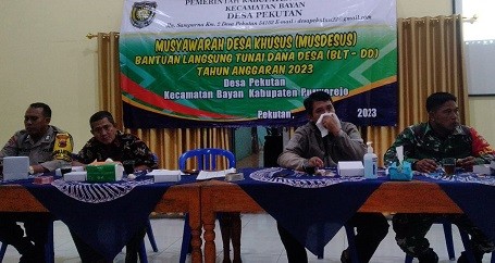 Musdesus Penetapan KPM BLT DD di Desa Pekutan