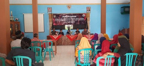 Penyaluran BLT bulan Agustus di Desa Pogungkalangan