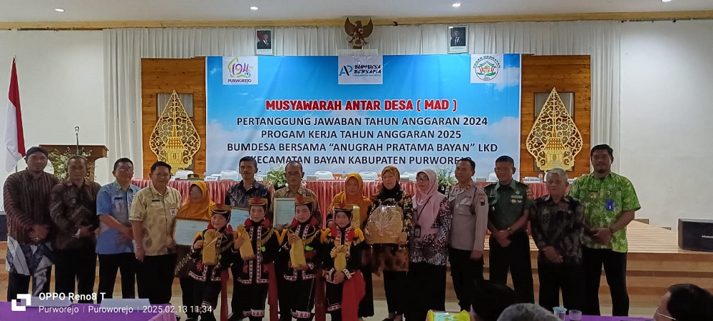 Camat Bayan Hadiri Musyawarah Antar Desa (MAD) Bumdesa Bersama Anugrah Pratama Bayan LKD