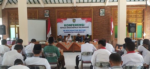 Konferensi Dinas Kepala Desa/Kelurahan bulan Desember 2022