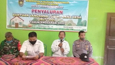 Penyaluran BLT DD Desa Bandungrejo Tahun 2020