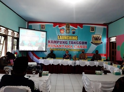 Launching Kampung Tangguh Nusantara Candi 