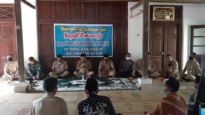 Kunjungan Kerja Bupati Purworejo di Kecamatan Bayan