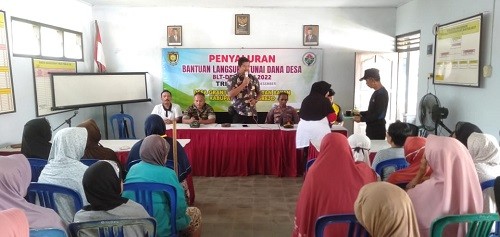 Penyaluran Bantuan Langsung Tunai Bulan Desember di Desa Grantung