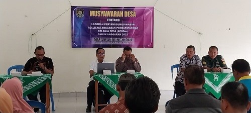 Laporan Pertanggungjawaban Realisasi APBDes 2022 di Desa Bandungkidul