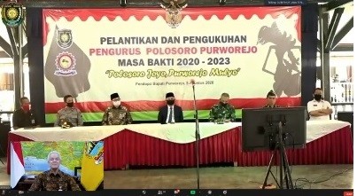 PENGUKUHAN DAN PELANTIKAN POLOSORO KAB. PURWOREJO MASA BHAKTI 2020-2023