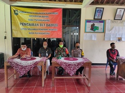 Penyaluran BLT DD Desa Pucangagung