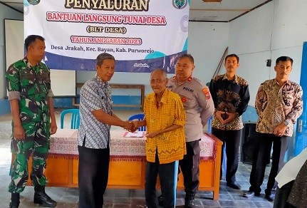 Penyaluran BLT DD bulan Juni Tahun 2023 di Desa Jrakah