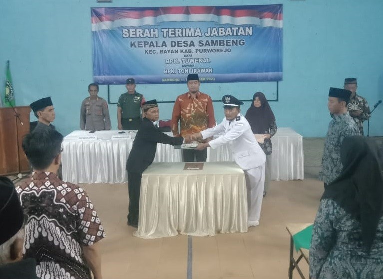 Sertijab Kepala Desa Sambeng