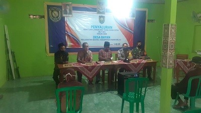 Penyaluran Bantuan Langsung Tunai di Desa Bayan