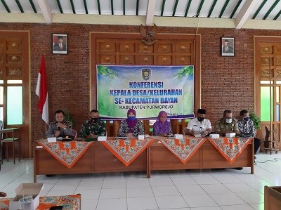 KONFERENSI KADES/KALUR SE-KECAMATAN BAYAN BULAN OKTOBER TAHUN 2020