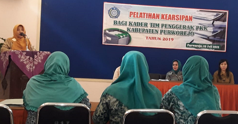 Kader TP PKK mengikuti Pelatihan Kearsipan 