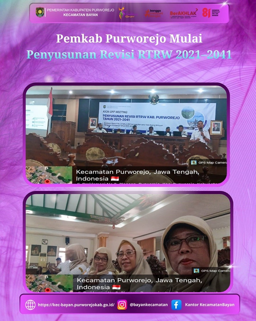 Pemkab Purworejo Mulai Penyusunan Revisi RTRW 2021–2041