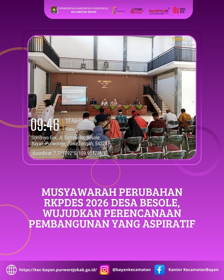 Musyawarah Perubahan RKPDes 2026 Desa Besole, Wujudkan Perencanaan Pembangunan yang Aspiratif