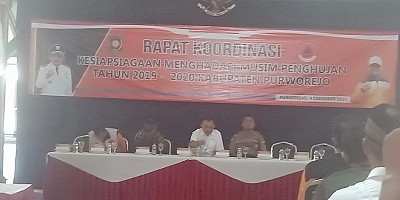 RAKOR KESIAPSIAGAAN MENGHADAPI MUSIM PENGHUJAN TH 2019-2020 KAB. PURWOREJO