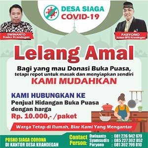 Meja Anti Lapar, Ide Kreatif Kades Krandegan