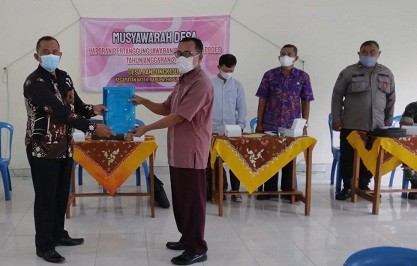 Musdes Laporan Pertanggungjawaban Realisasi APBDes Desa Bandungkidul Tahun 2021 