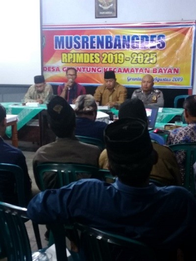 MUSRENBANGDES DESA GRANTUNG