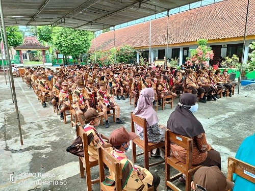 Upacara Pemberian Tanda Penghargaan Pramuka Siaga Garuda