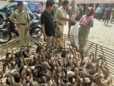 PENYERAHAN BANTUAN PROPENDAKIN DI DESA DUKUHREJO