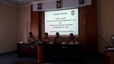 RAKOR EVALUASI KEGIATAN PROPENDAKIN 2019